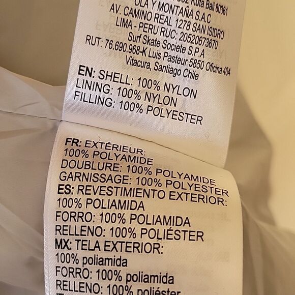 Roxy Puffer Jacket M Women's Lightweight Light Gray Lightweight - Picture 6 of 6